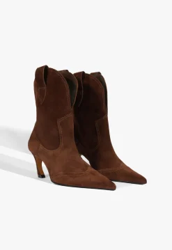 Maryann Curve West Suede Bootie