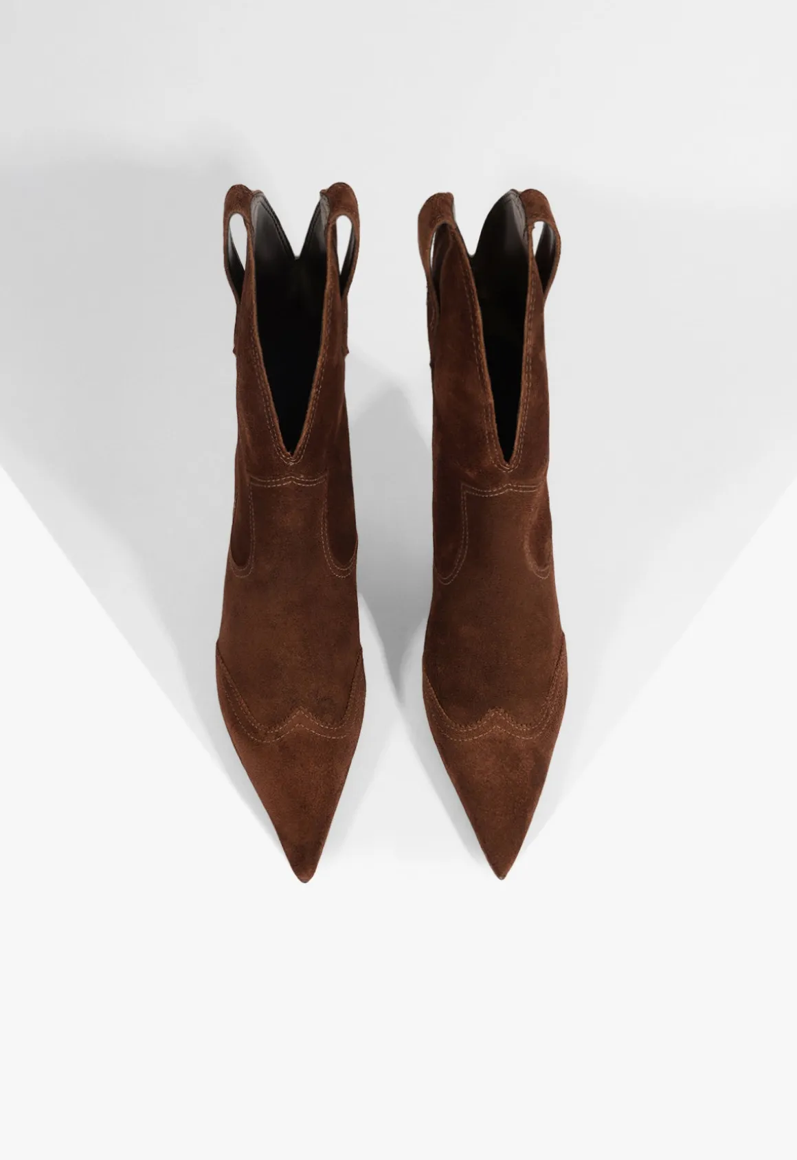 Maryann Curve West Suede Bootie