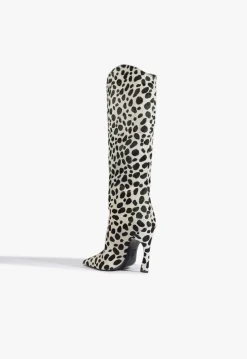 Maryann Up Curve Hair Calf Boot