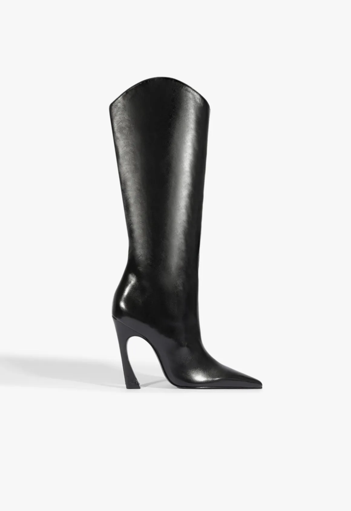 Maryann Up Curve Leather Boot