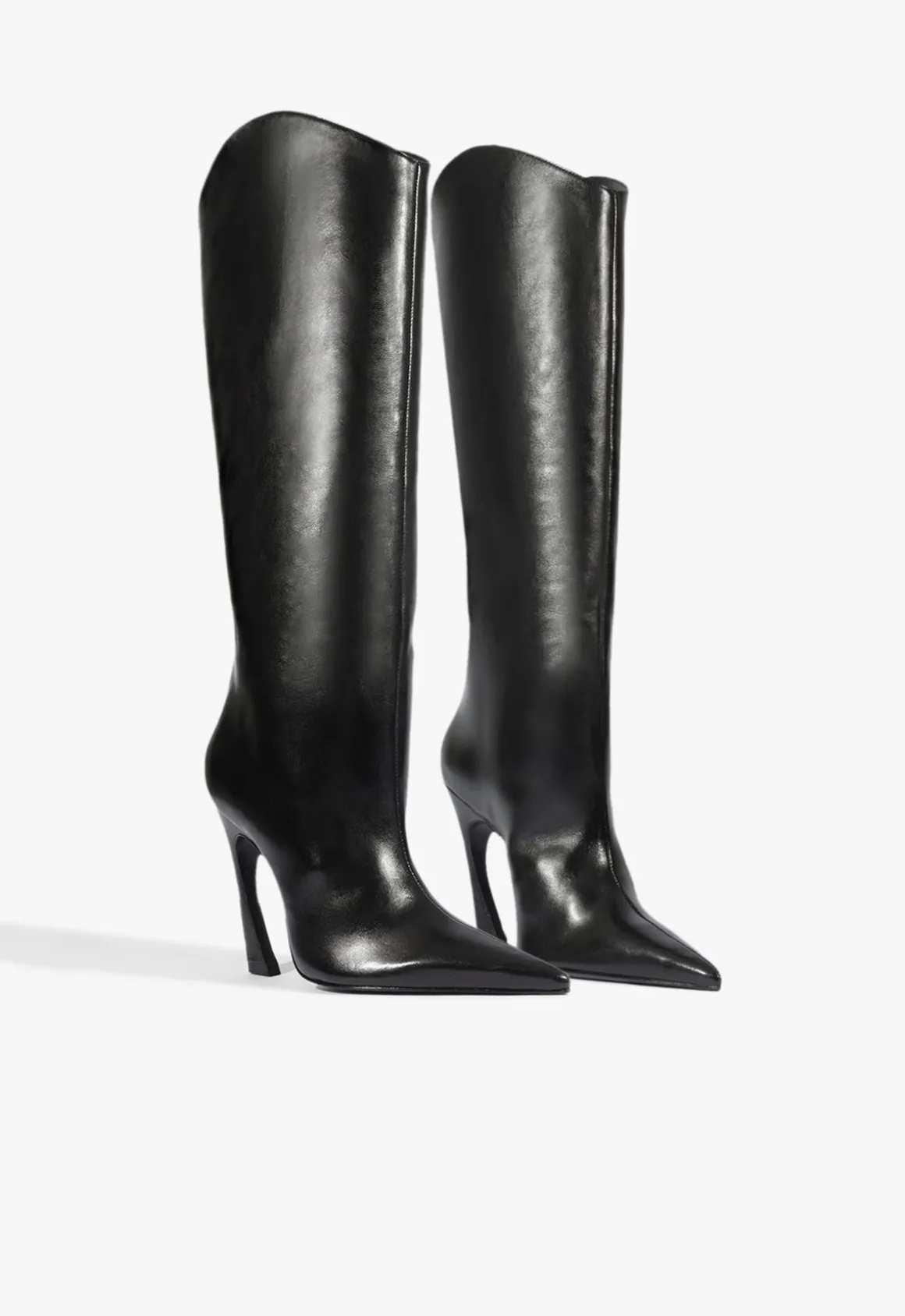 Maryann Up Curve Leather Boot
