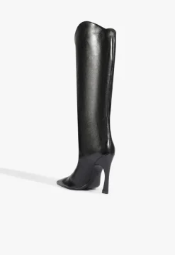 Maryann Up Curve Leather Boot