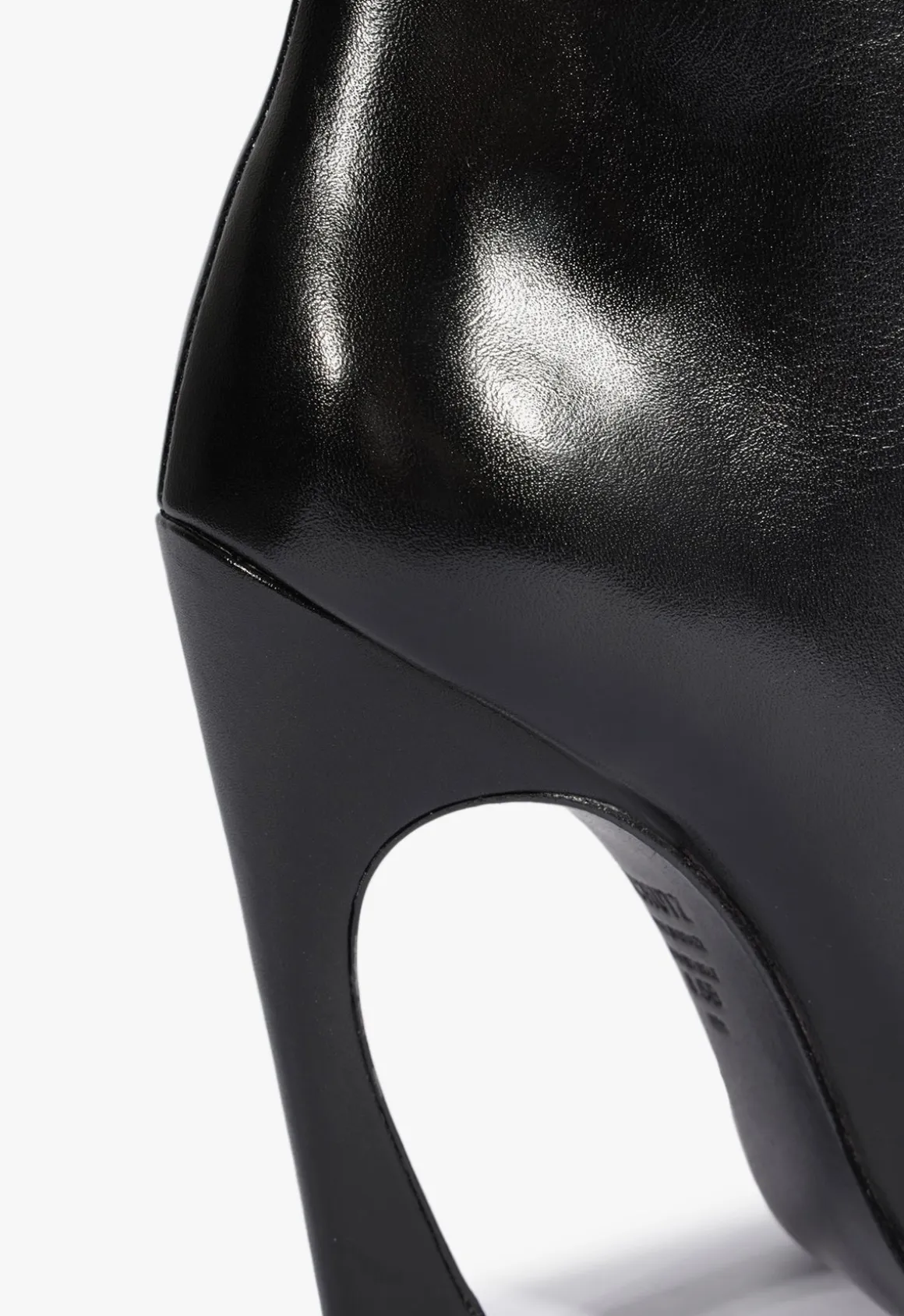 Maryann Up Curve Leather Boot