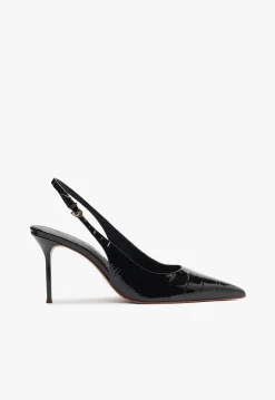 Paola High Stiletto Black Pump