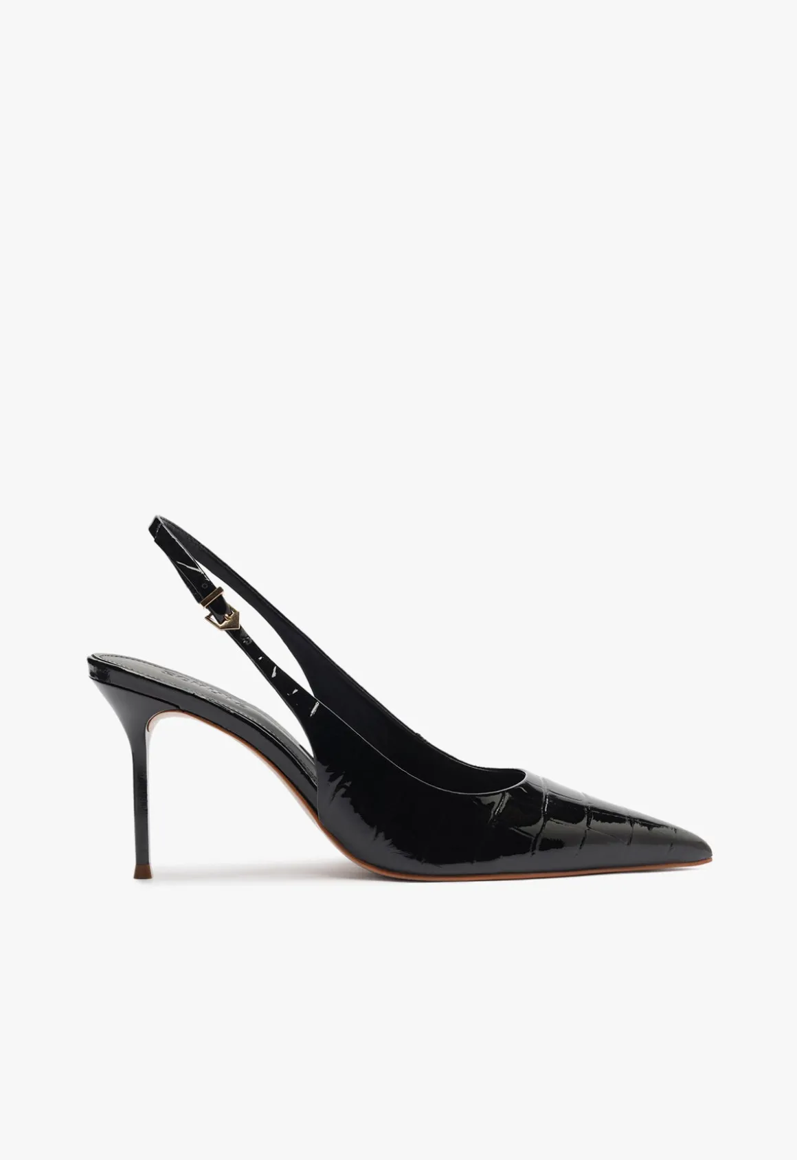 Paola High Stiletto Black Pump