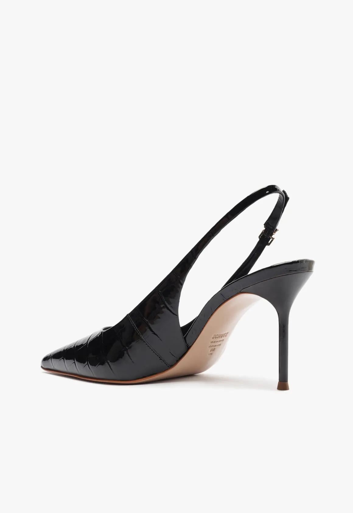 Paola High Stiletto Black Pump