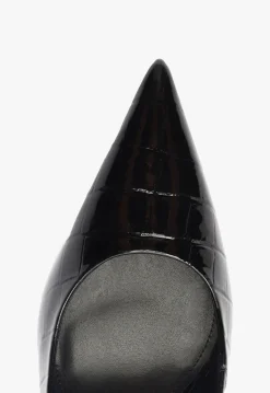 Paola High Stiletto Black Pump