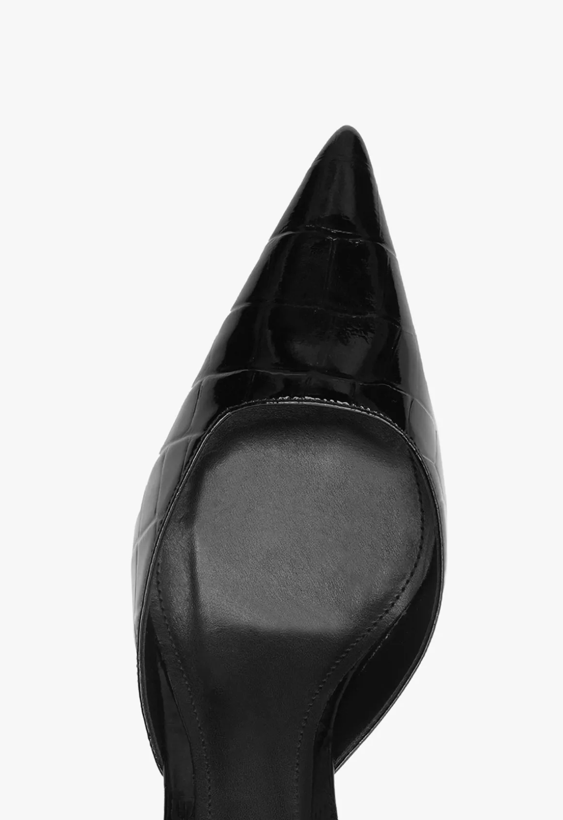 Paola Mid Stiletto Black Pump