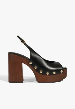 Rose Sling Leather Sandal