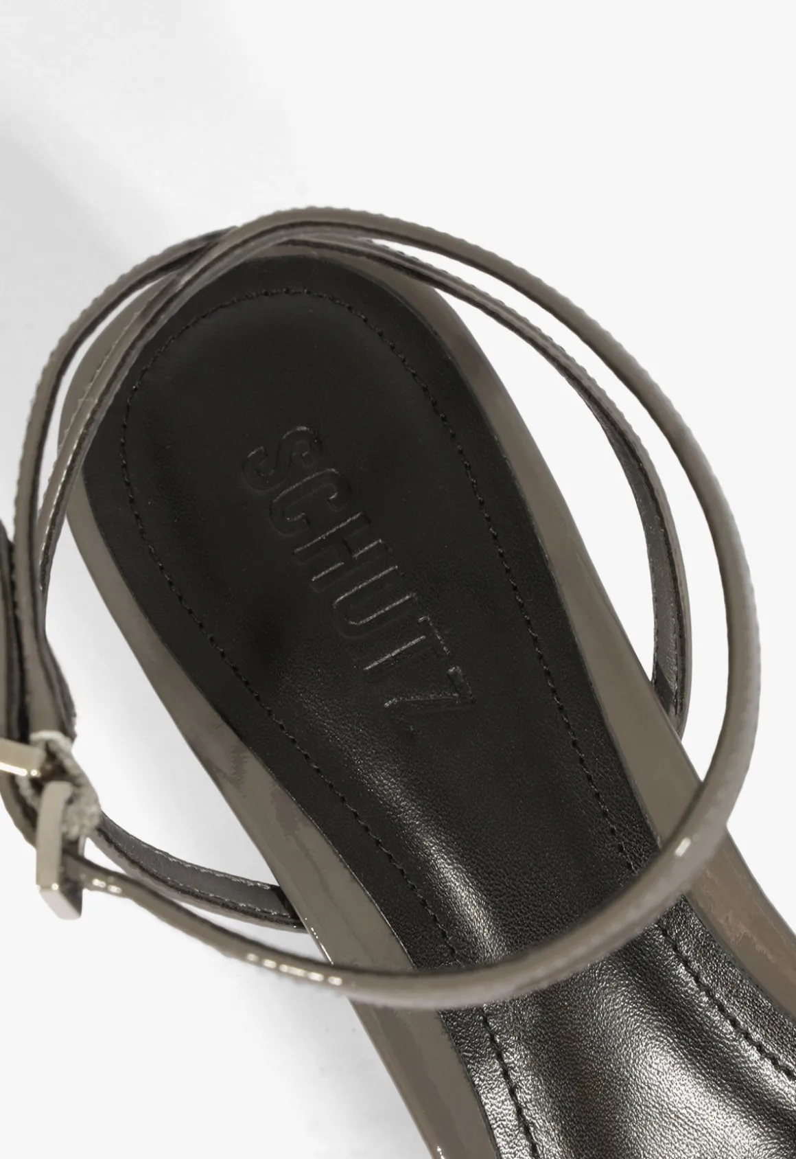 Siena Curve Mid Patent Sandal